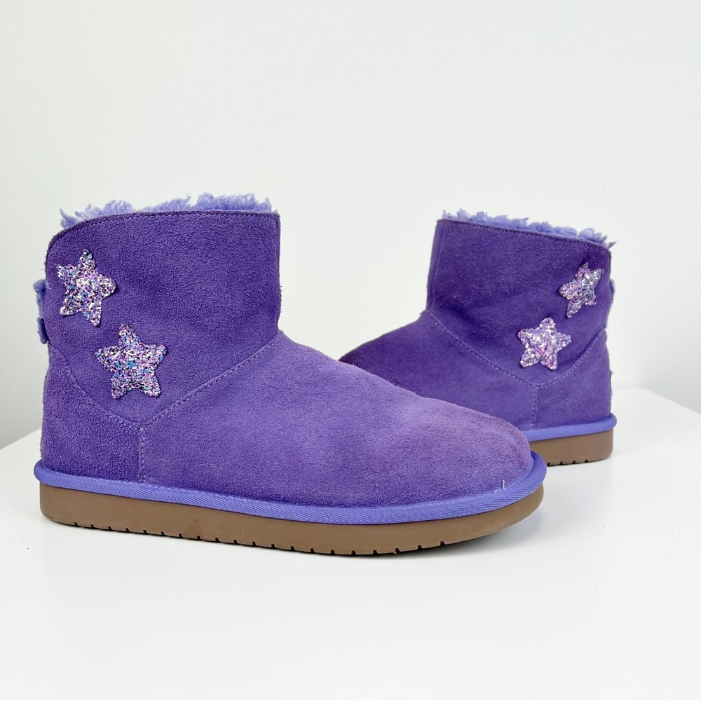 Koolaburra Koola Star Mini Boot in Aster Purple Kids Size 5